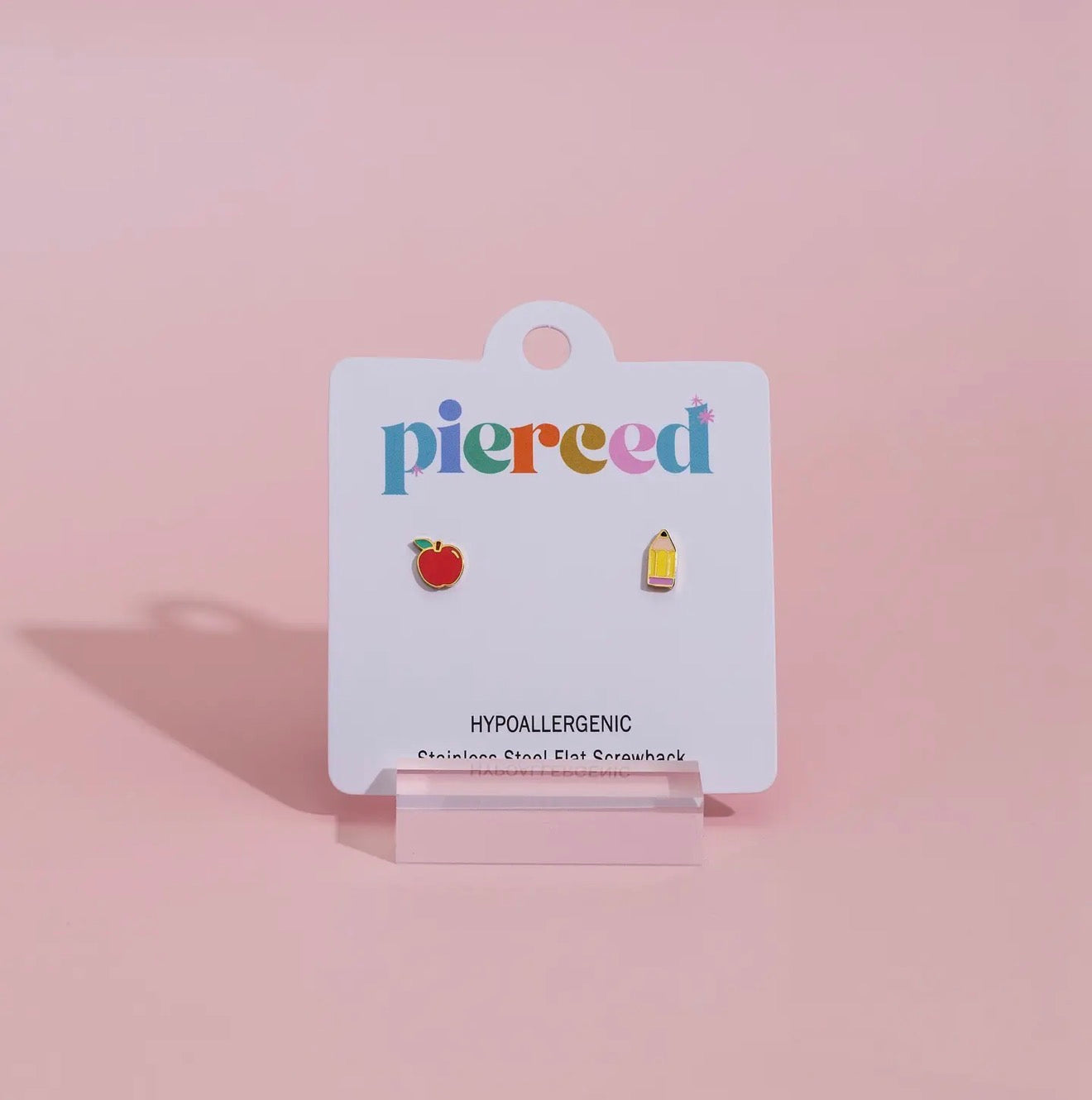 Flat back earrings