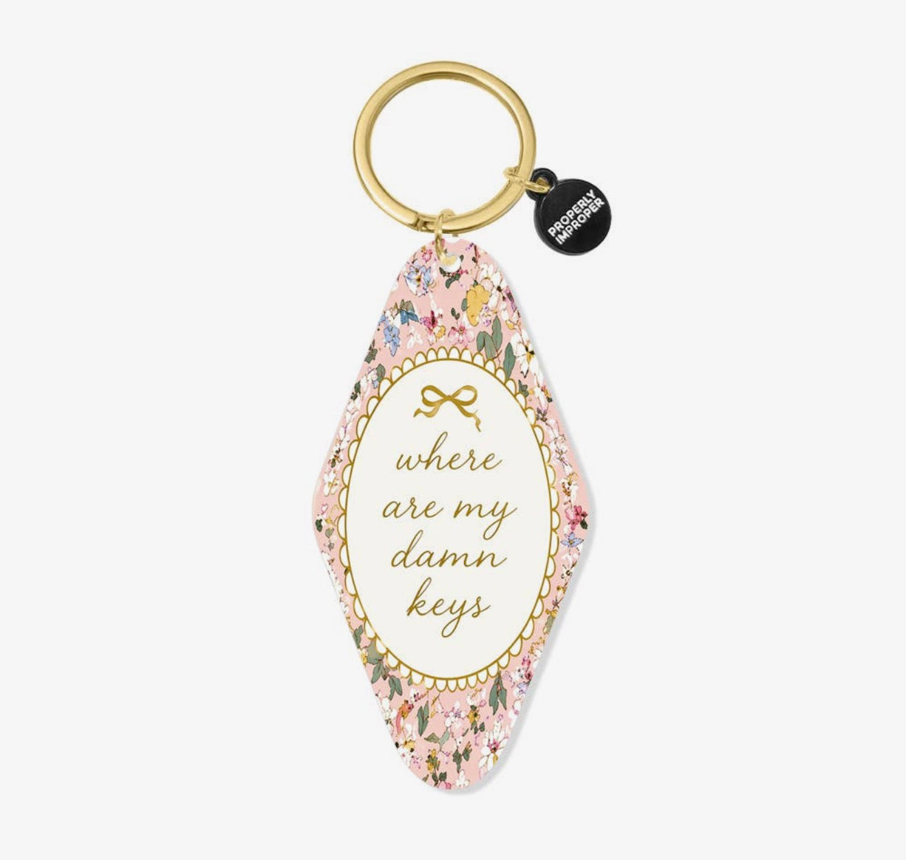 Damn keys keychain