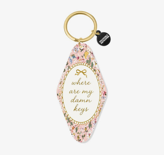 Damn keys keychain