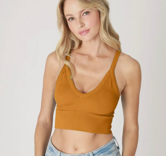 Ochre Bra Top