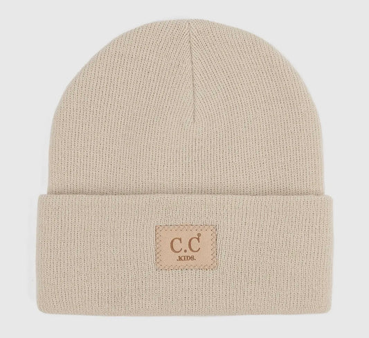 Kids classic ribbed beanie