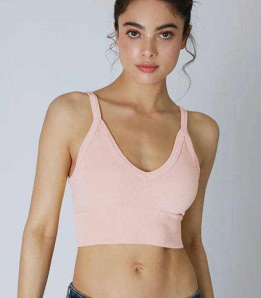 Peachy pink Bra top