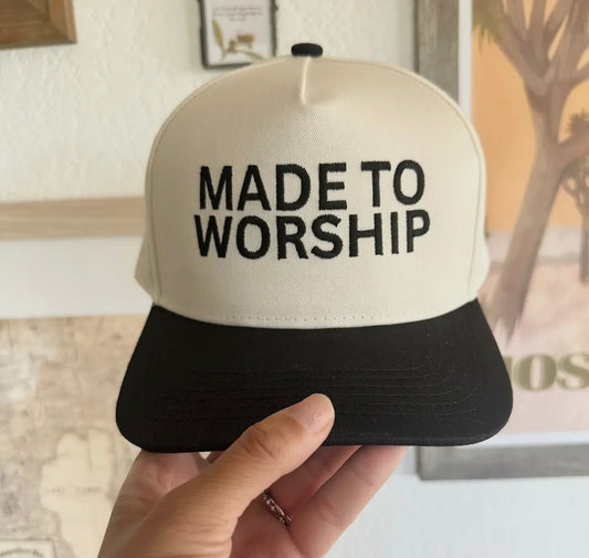 Worship trucker hat