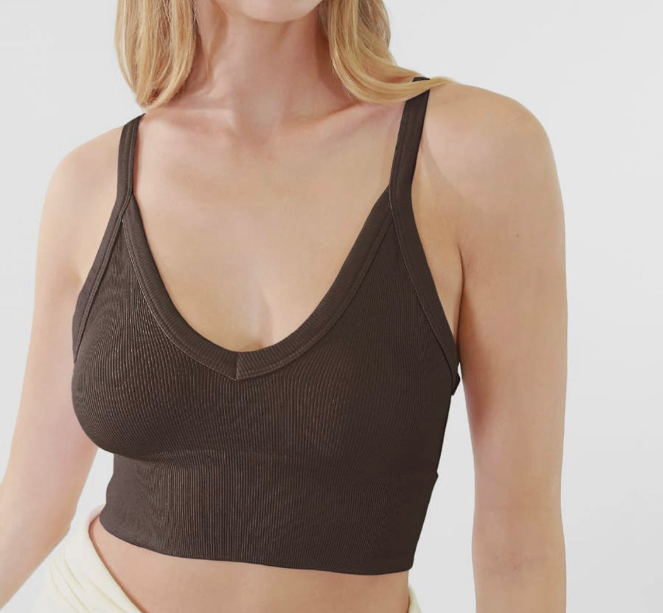 Chocolate bra top