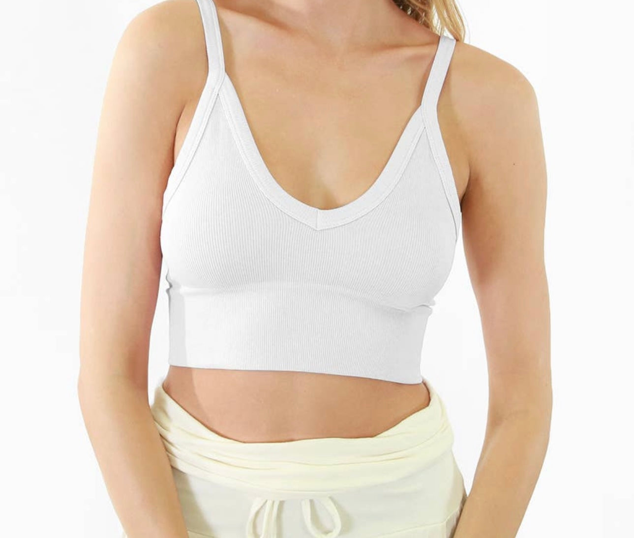 White Bra Top