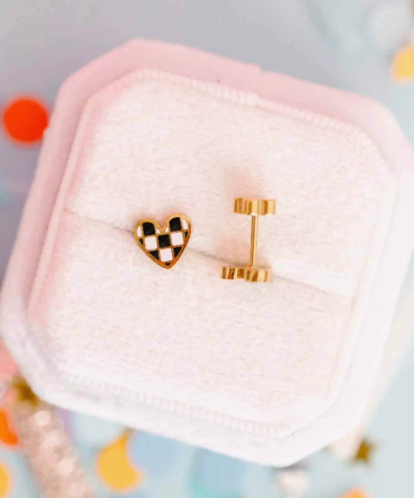 Flat back earrings