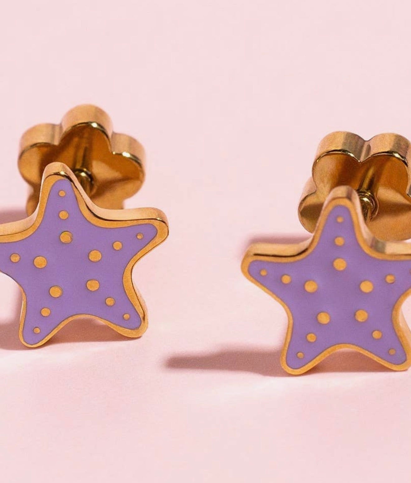 Flat back earrings