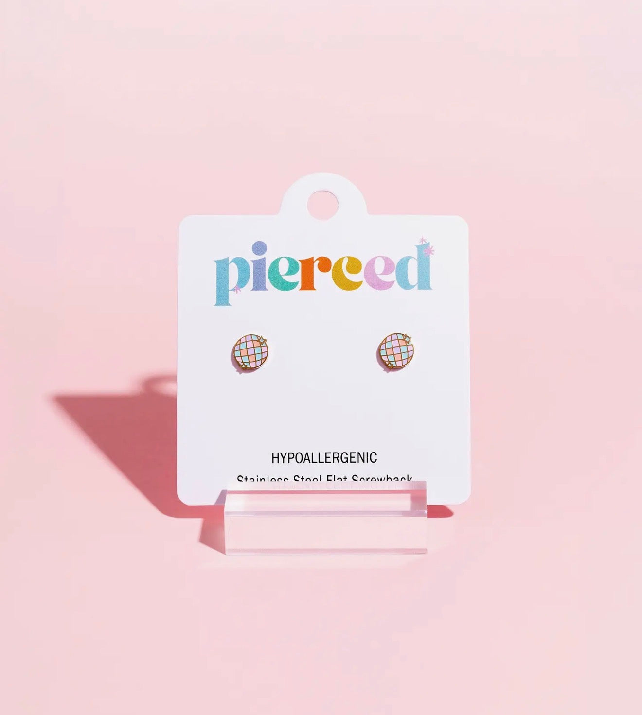 Flat back earrings