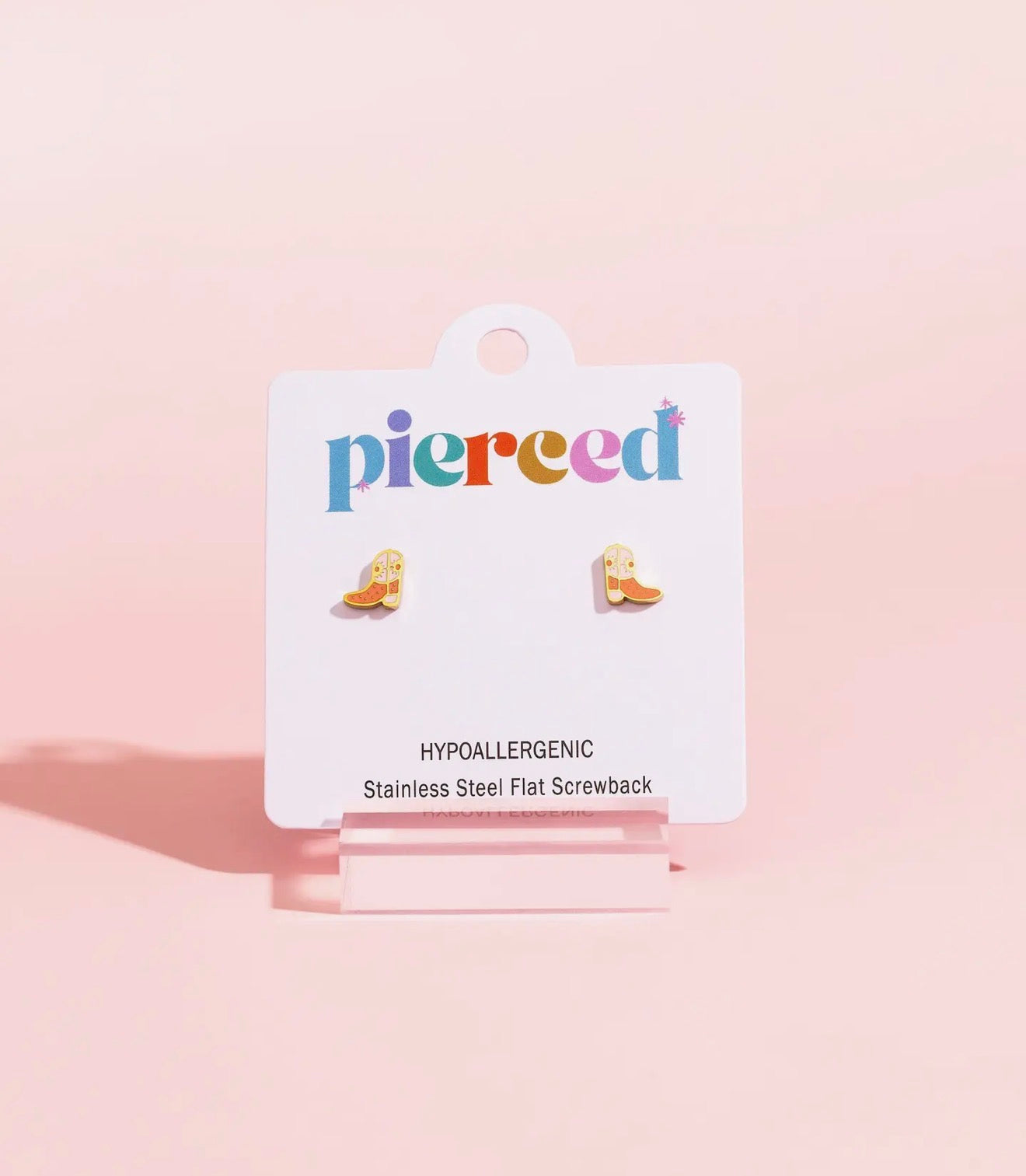 Flat back earrings