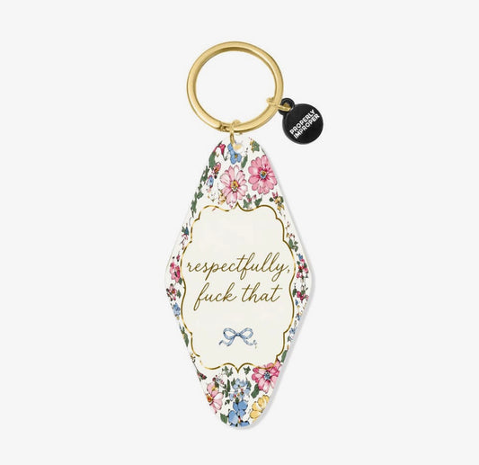 Respectfully keychain
