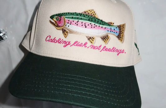 Catch fish trucker hat