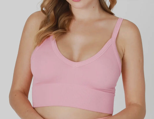 Peony Pink Bra Top