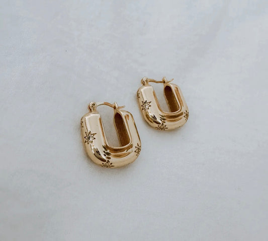 Stardust hoops