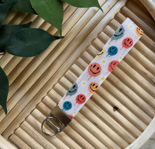 Smiley wristlet