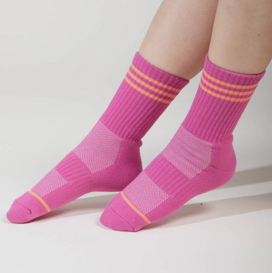 Pink/orange socks