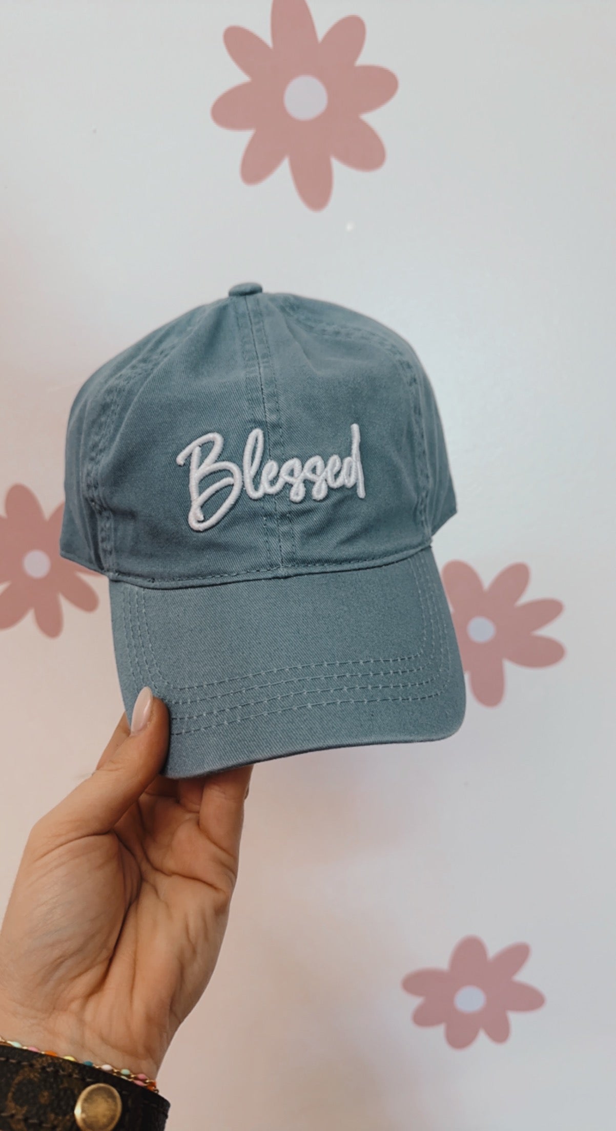 “Blessed” ball cap