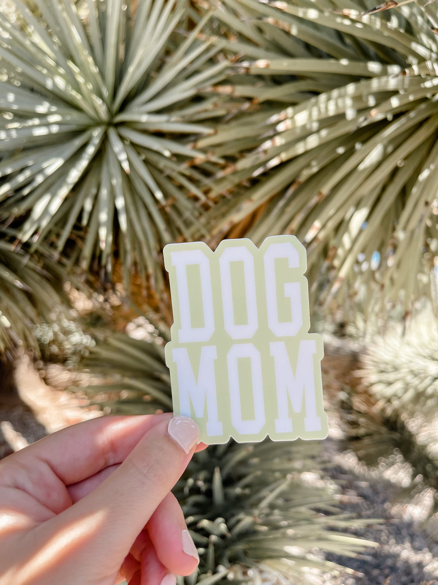 Sage Dog Mom sticker