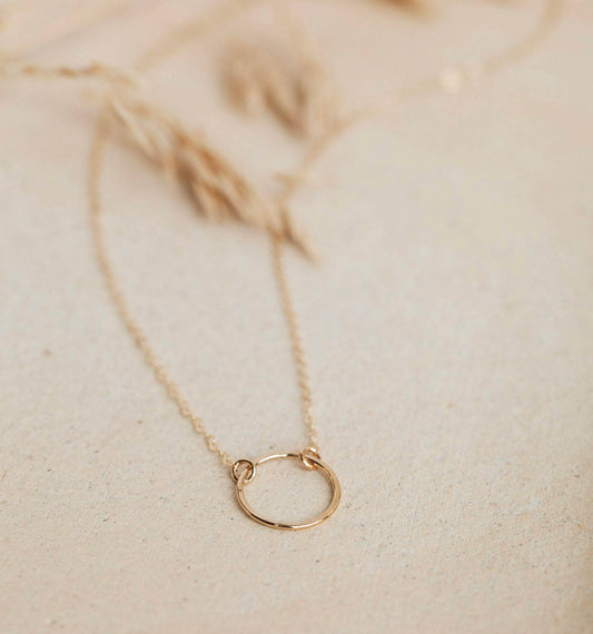 Full circle necklace 18”